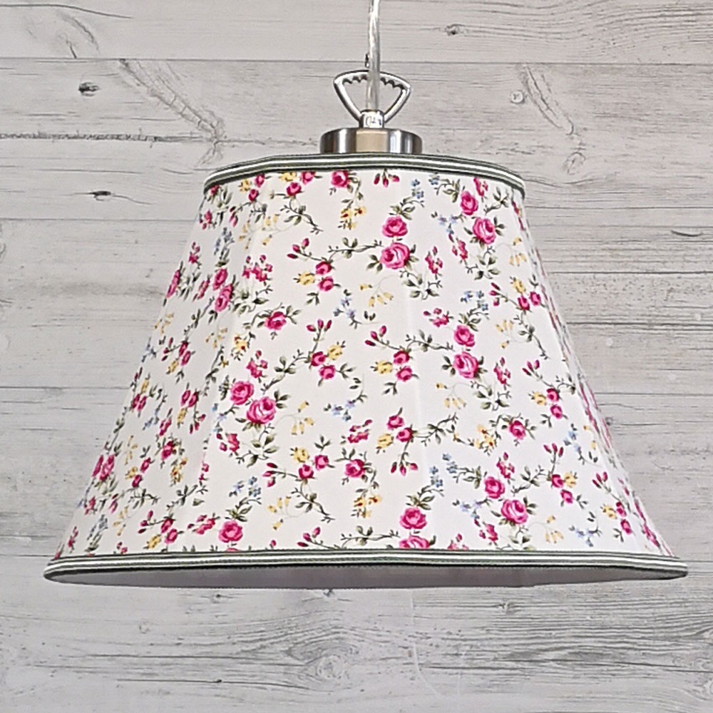 Retro Lampshade Pink & Green